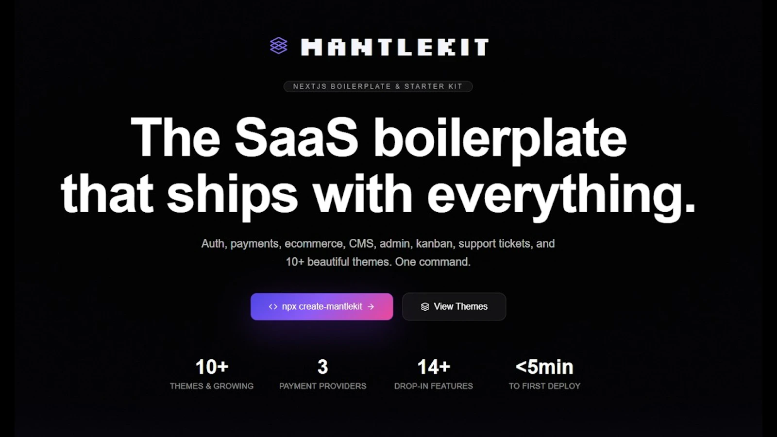 MantleKit - Boilerplate with EVERTHING! screenshot 1 (video preview)