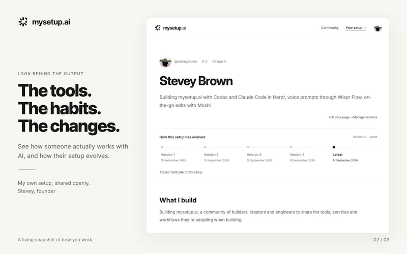mysetup.ai screenshot 2