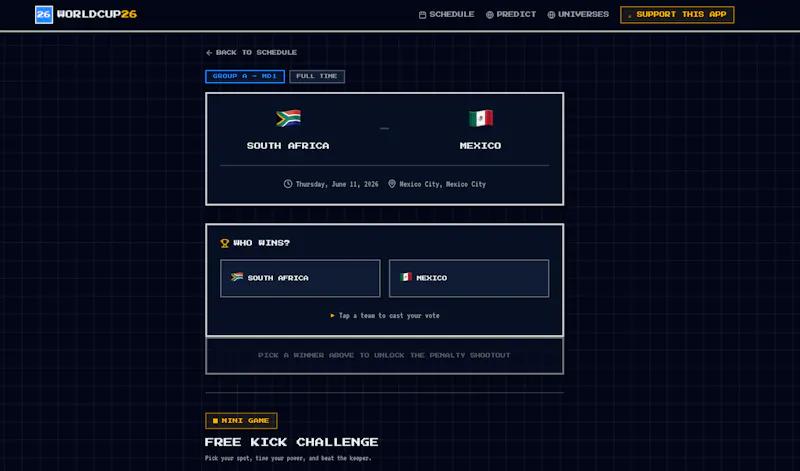 World Cup 2026 Predictor screenshot 4