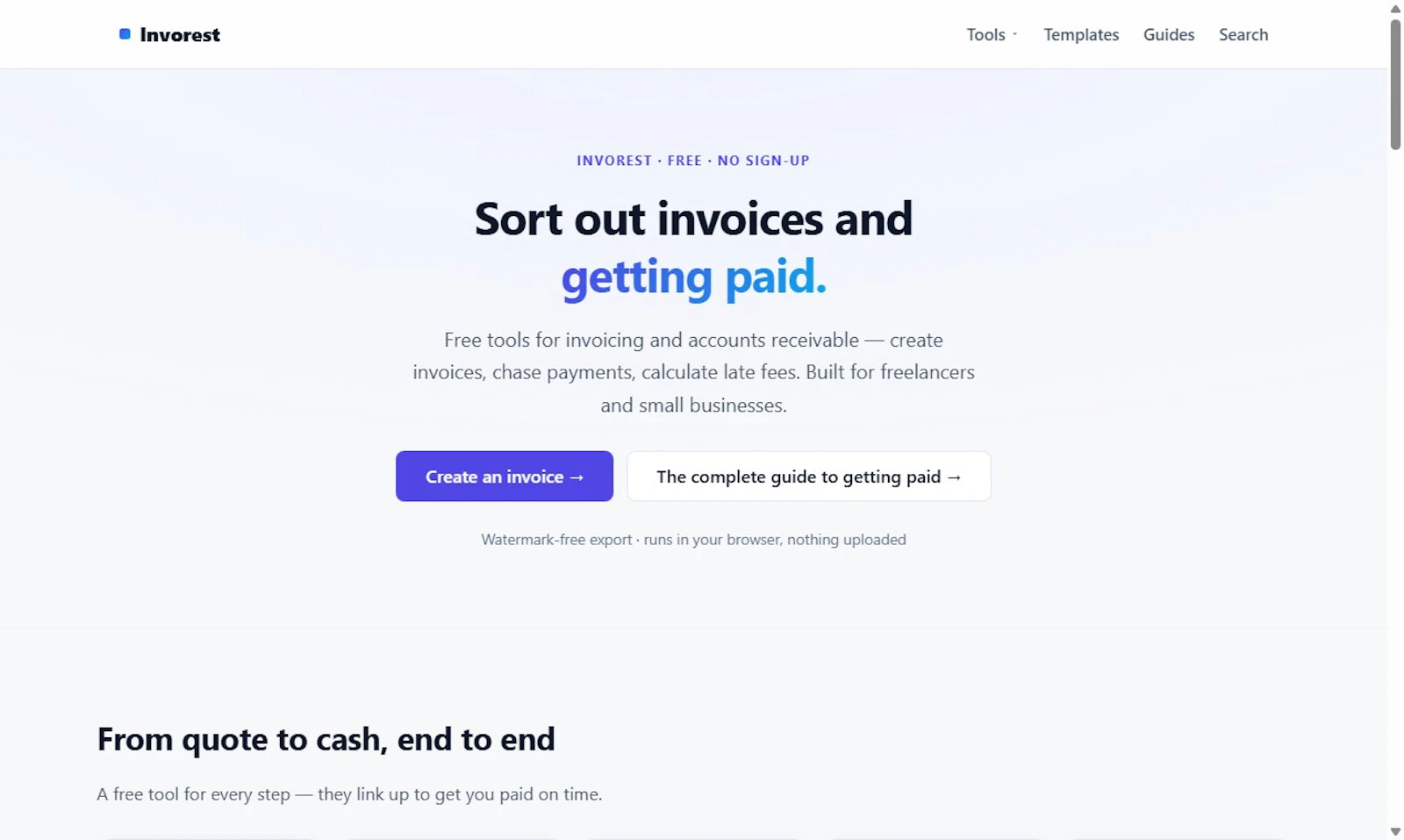 Invorest screenshot 2