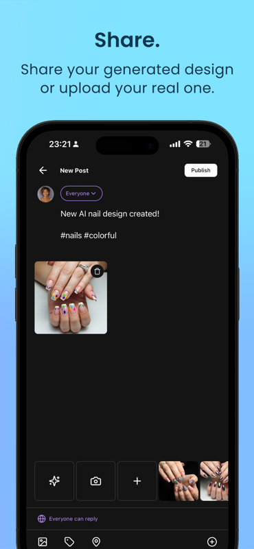 Scintillante - Crea, condividi e scopri Nail Art media 5