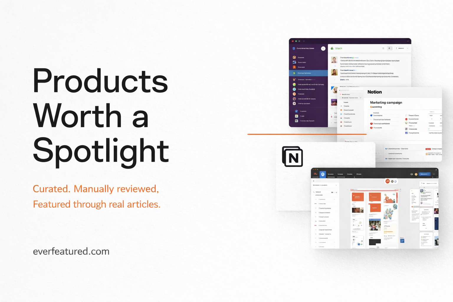 EverFeatured - Main product screenshot demonstrating key features and user interface