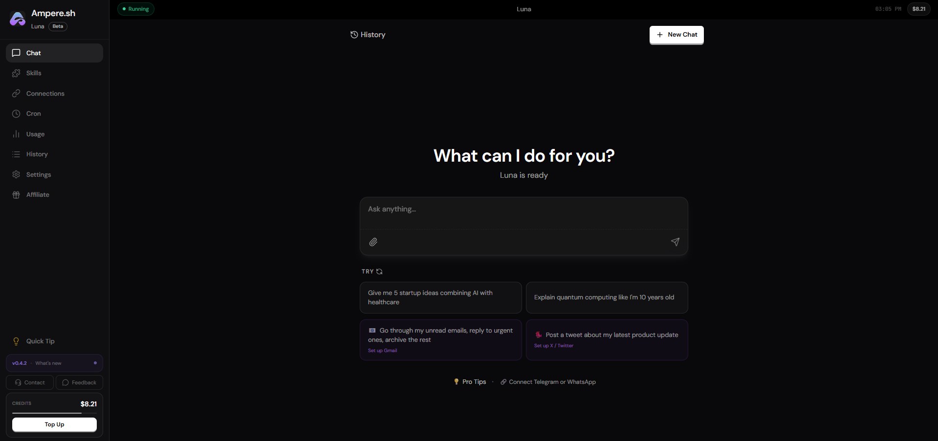 Ampere - Screenshot 2 showing product features and functionality