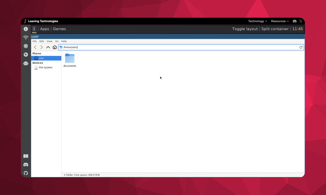 WebVM - Screenshot 3 showing product features and functionality