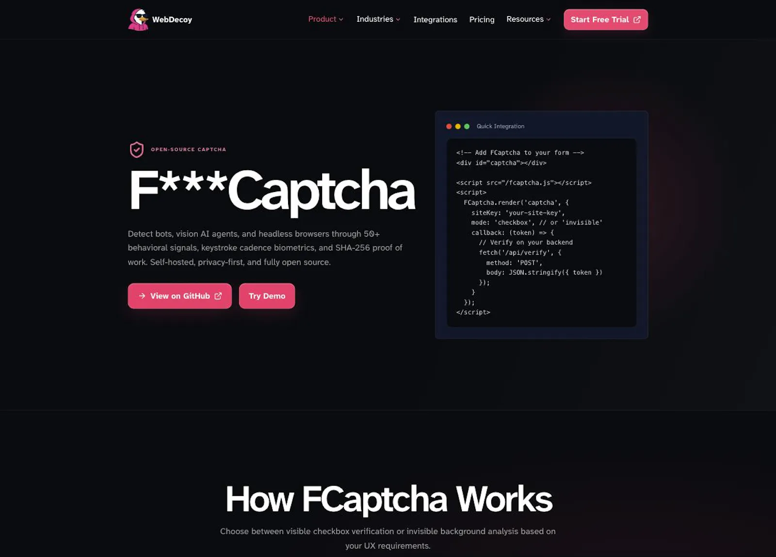 FCaptcha screenshot 3