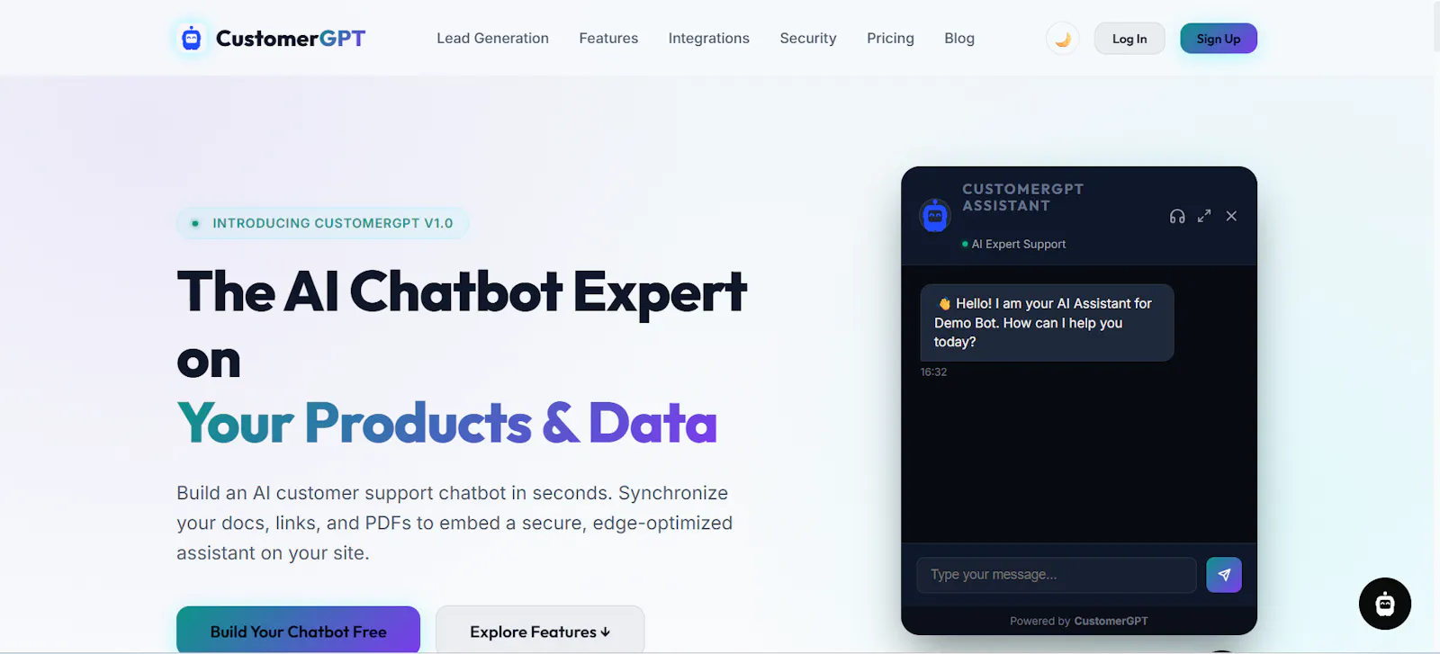 CustomerGPT screenshot 1