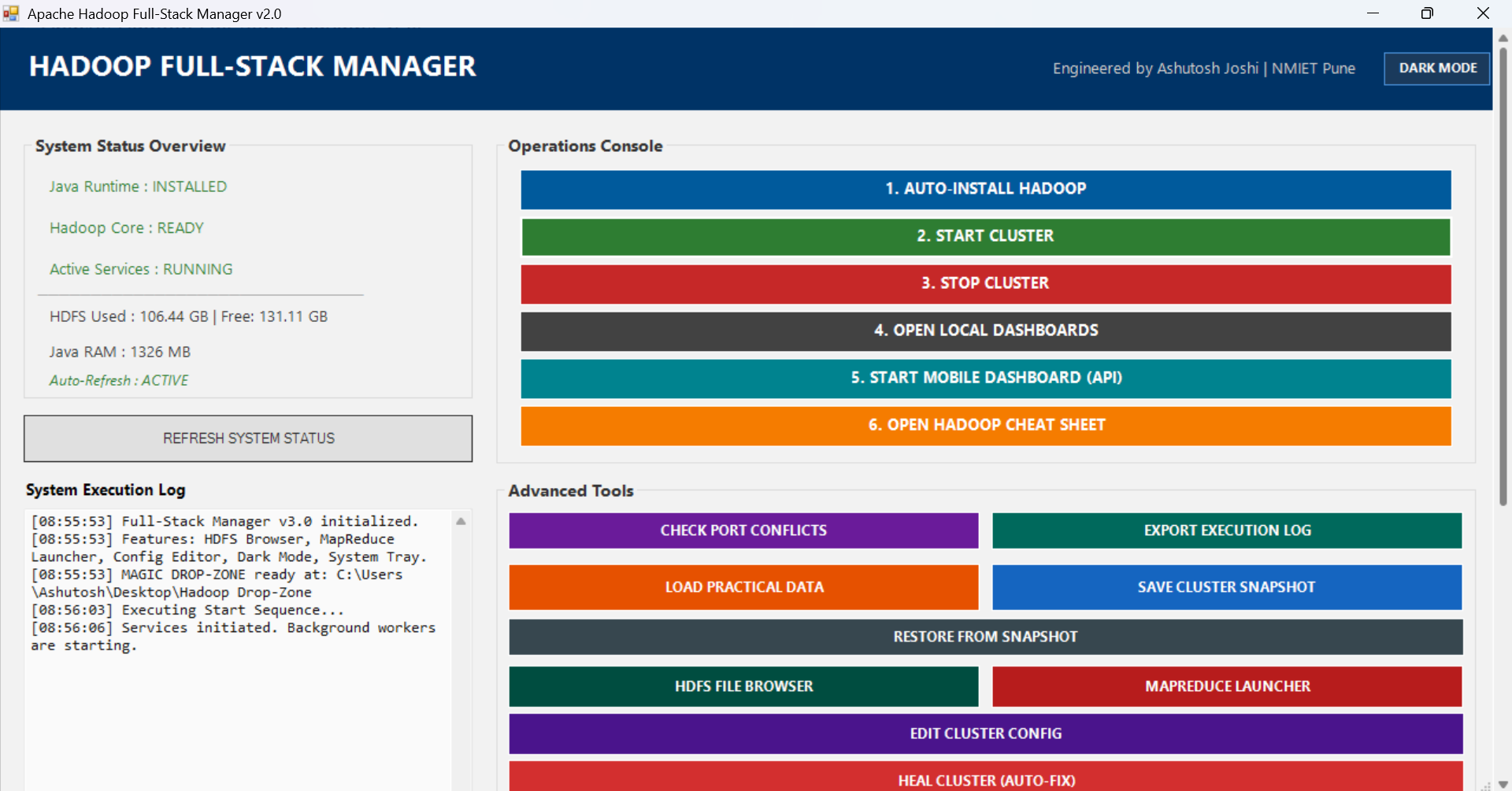 Hadoop Windows Manager  gallery image
