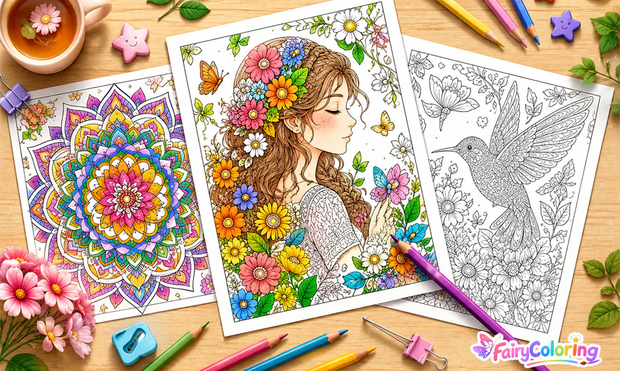 Fairy Coloring gallery image