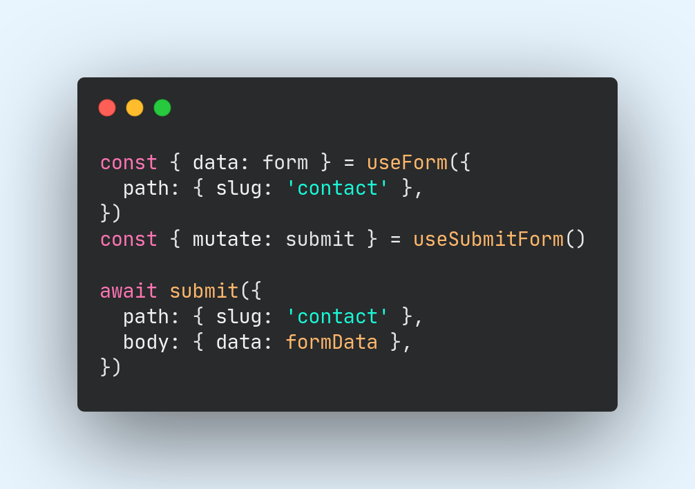 Fragno Forms - Screenshot 2 showing product features and functionality