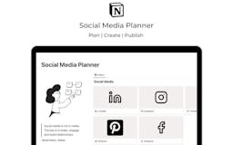 Notion Social Media Planner  media 3