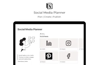Notion Social Media Planner gallery image