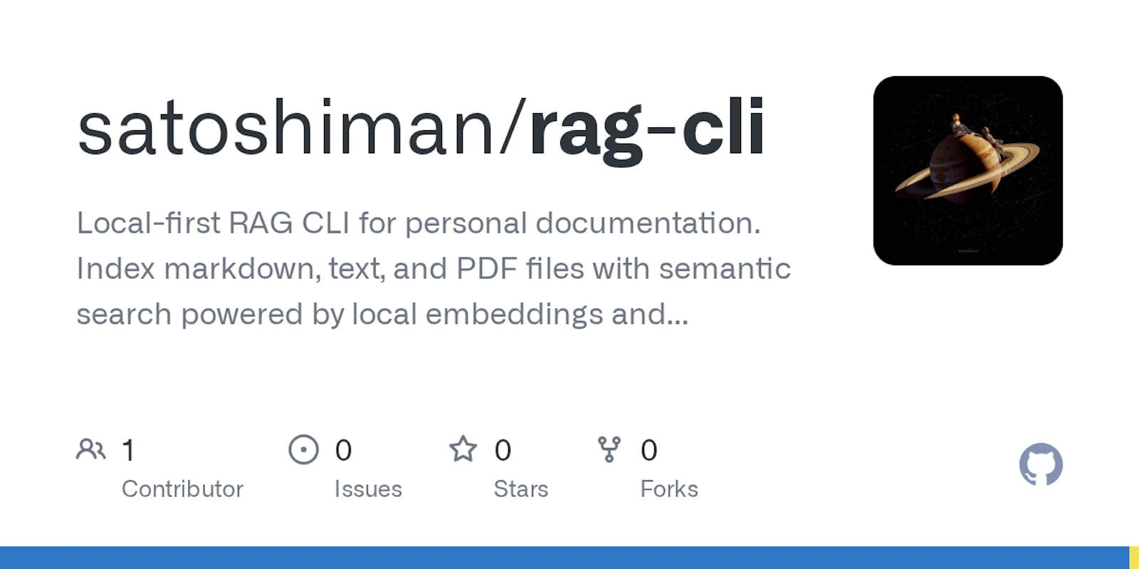RAG CLI screenshot 2