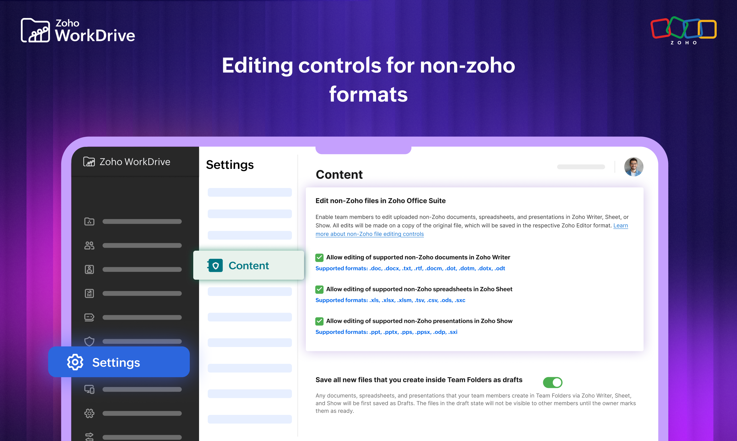 Zoho WorkDrive 6.0 (Phase 1) gallery image