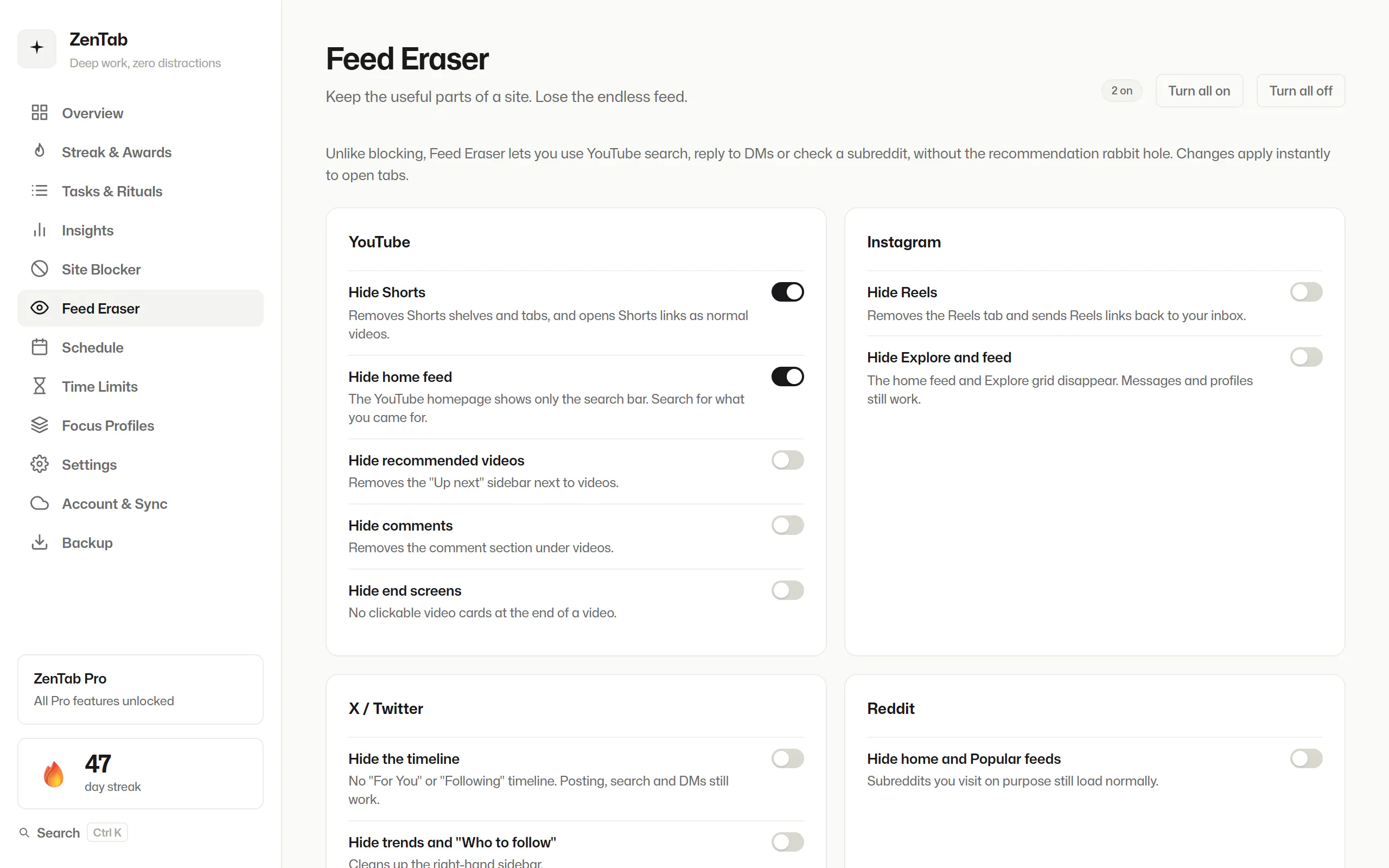 ZenTab gallery image