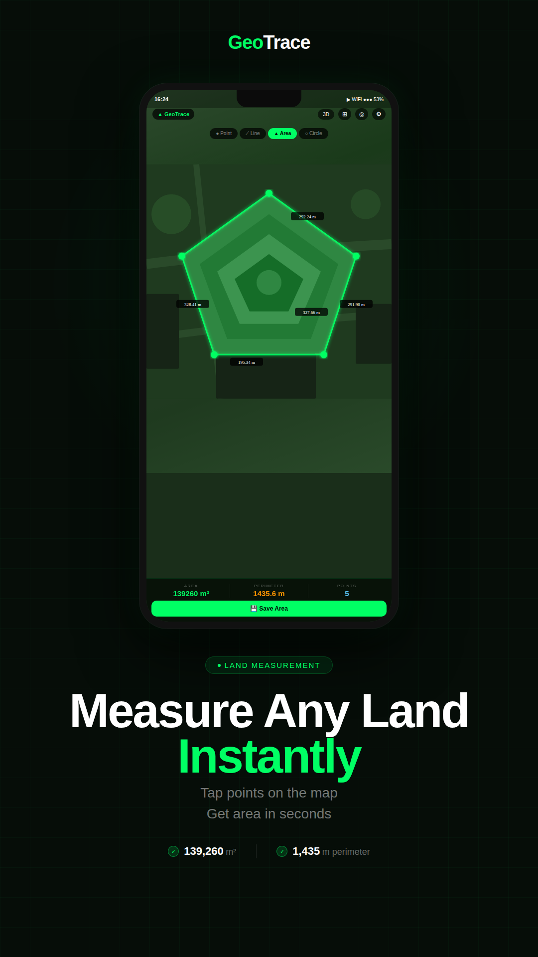 GeoTrace – GPS Area Calculator gallery image