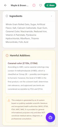PureScan – AI Food Scanner gallery image