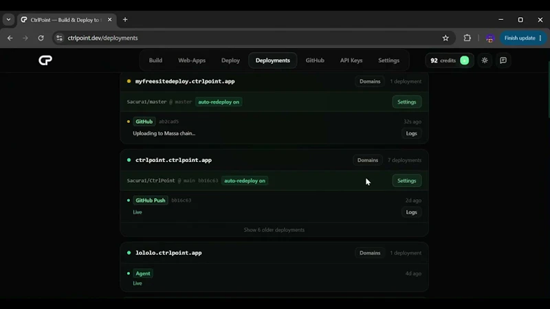 CtrlPoint screenshot 1 (video preview)