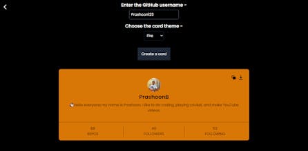 GitHub Cards gallery image