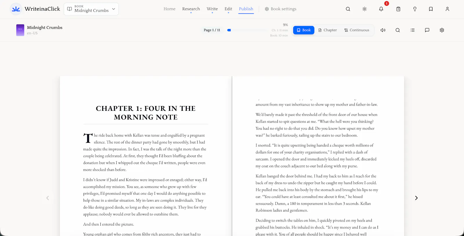 WriteinaClick screenshot 9