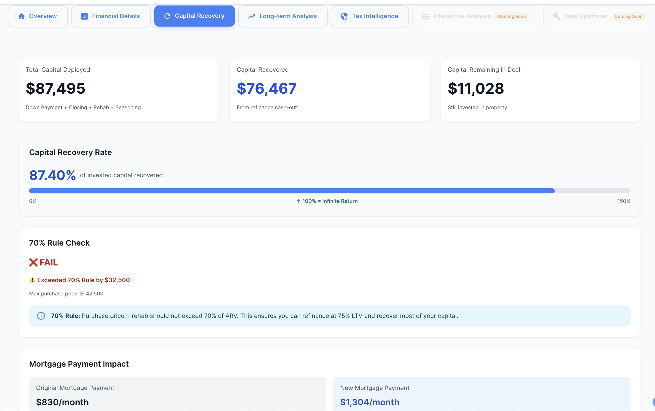 REAnalyzr - Screenshot 4 showing product features and functionality