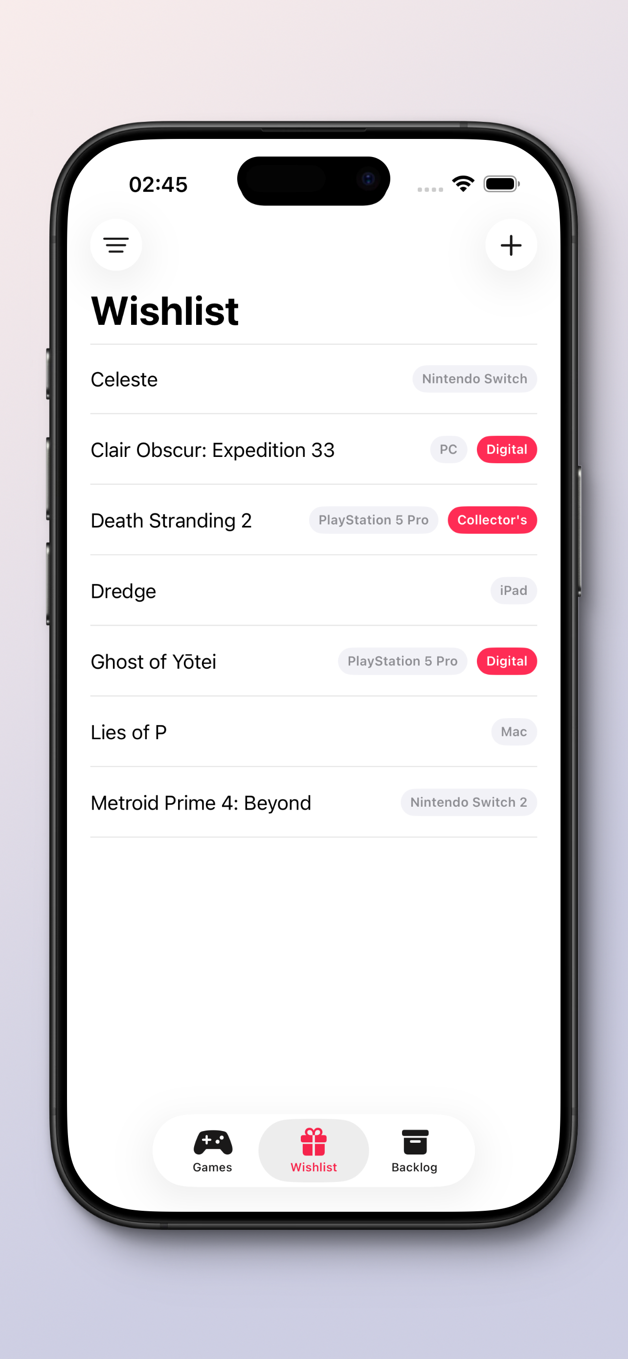 Game Menu gallery image