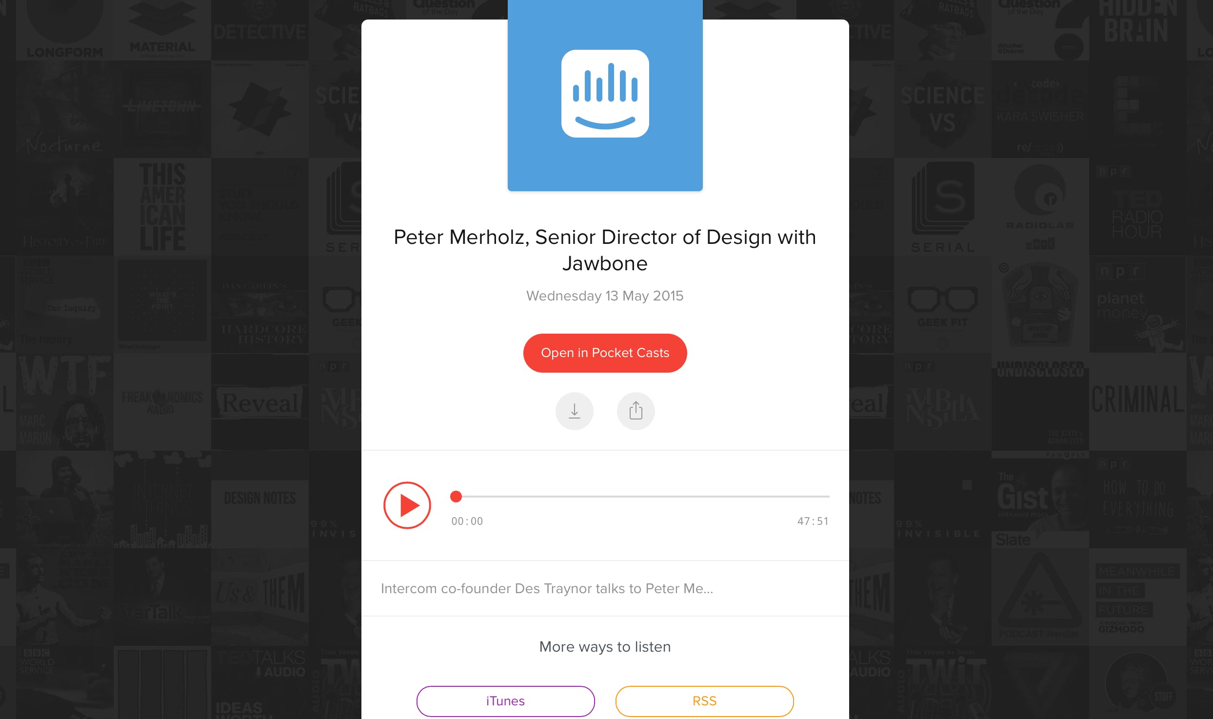 Inside Intercom Podcast - Peter Merholz, Senior Director of Design with Jawbone media 1