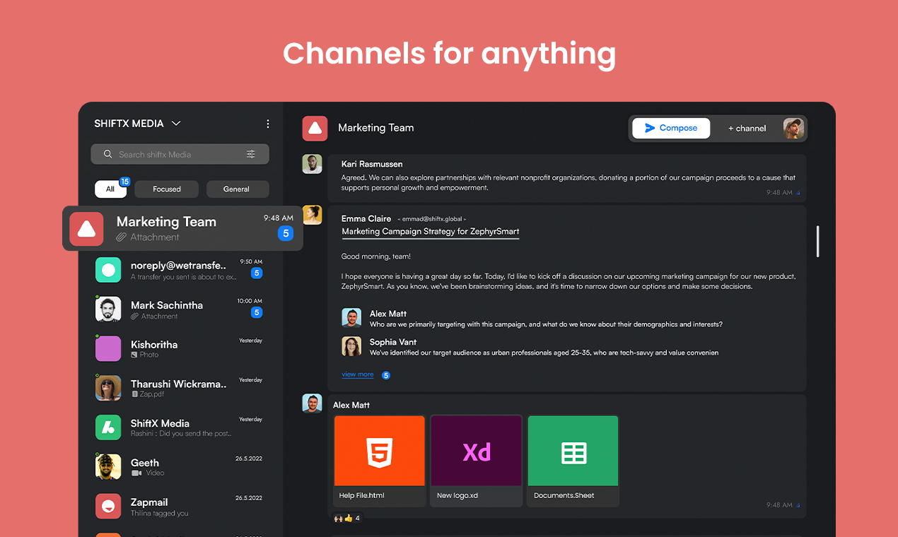 Zapmail : Slack as an email service gallery image