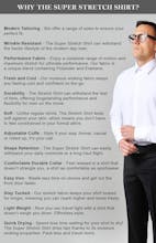 World's Most Comfortable Super Stretch Shirts For Travel gallery image