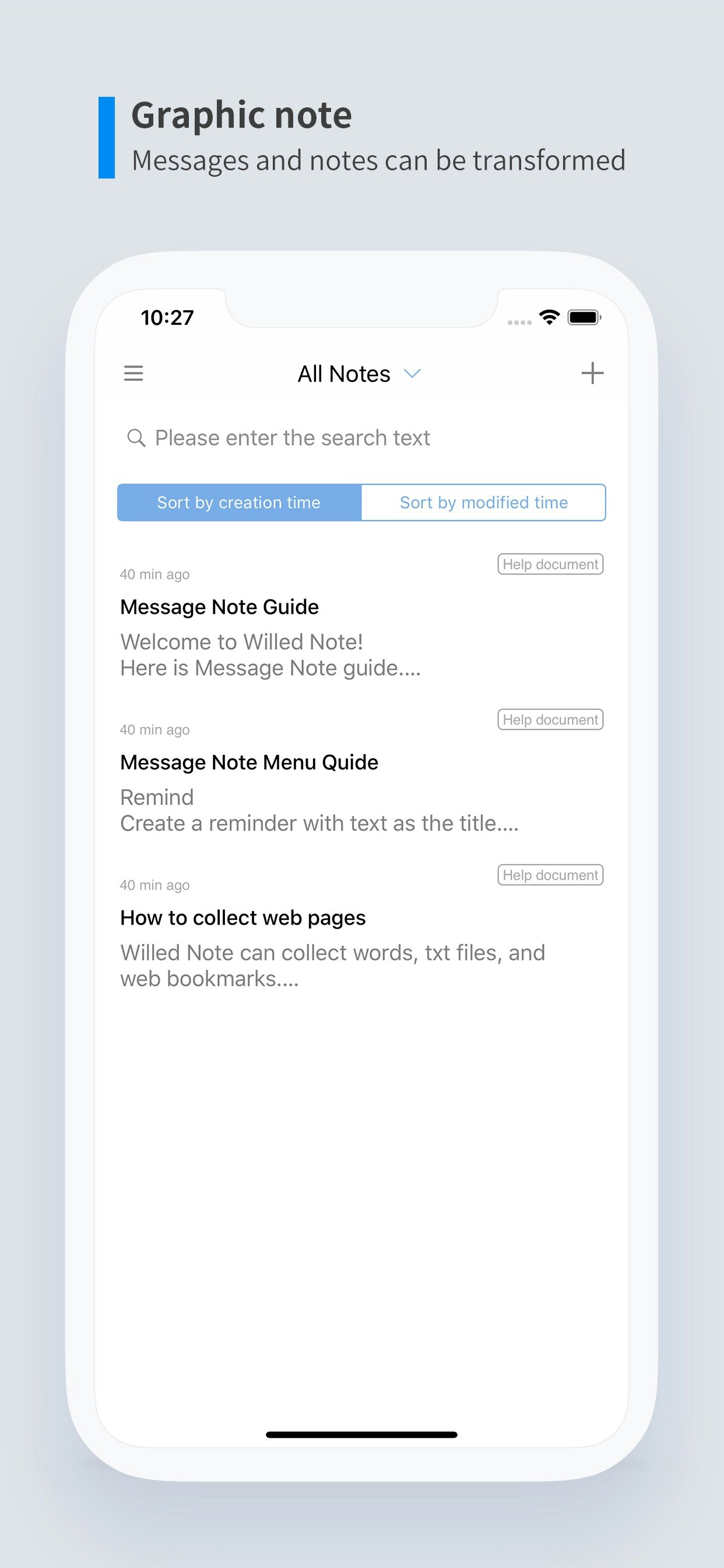 Willed Note gallery image
