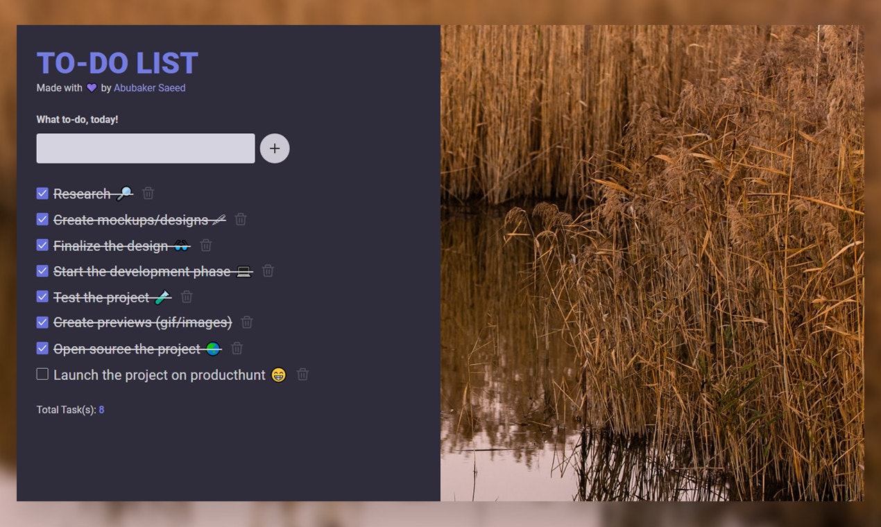 To-Do List (React-based) gallery image