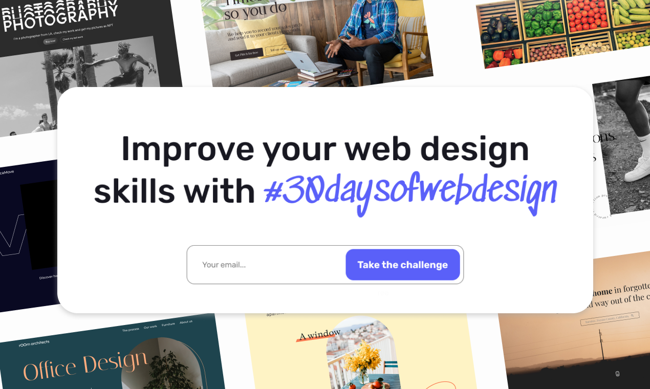 #30daysofwebdesign gallery image