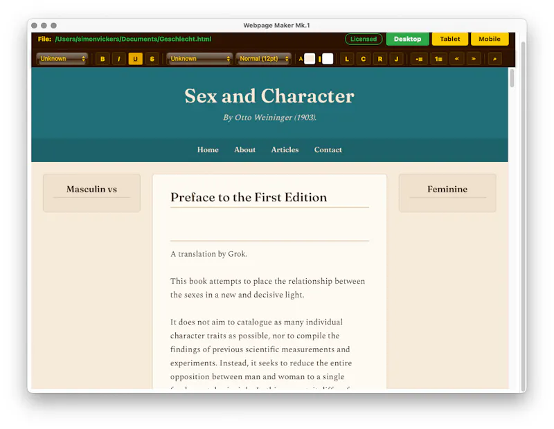 Introducing Webpage Maker screenshot 1