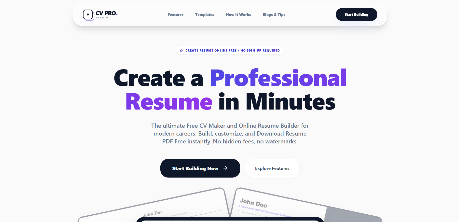 CV Pro gallery image