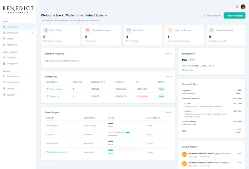 CloveDesk screenshot 1