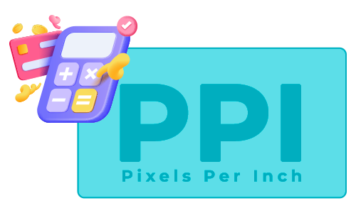 Calculadora de pixels por polegada (PPI) media 1