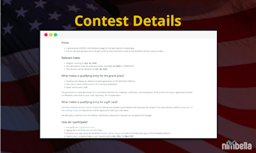 Election 2020 Coding Challenge gallery image