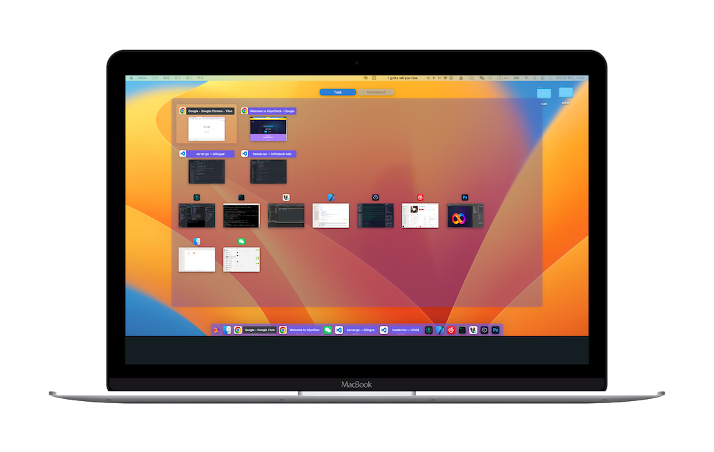 Infynidock - vervangende dock voor macOS - Dock, MacOS-Dock, Productiviteit media 3