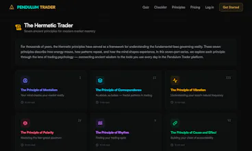 Pendulum Trader gallery image
