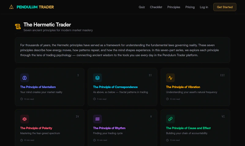 Pendulum Trader screenshot 6