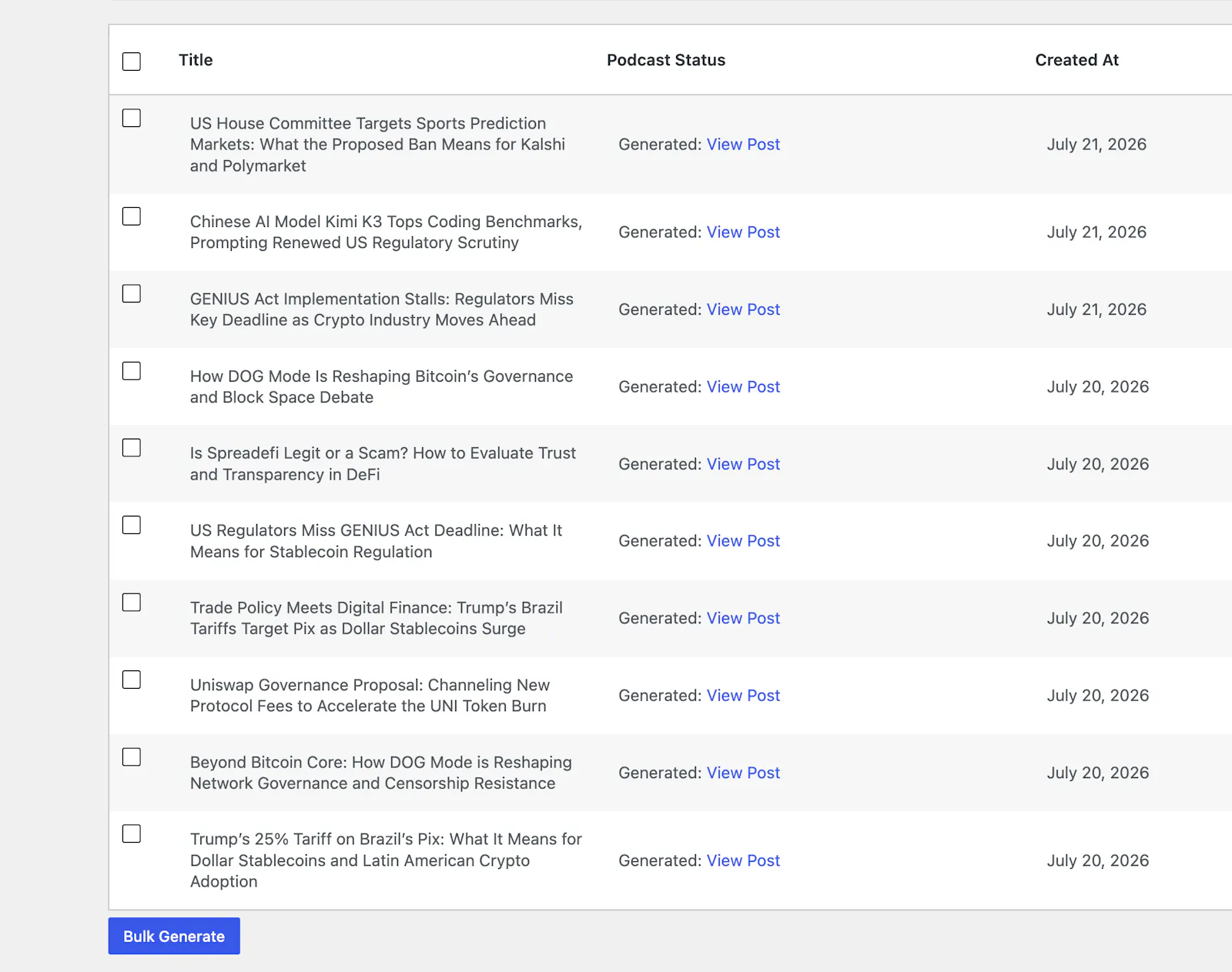 Post2Podcast With ElevenLabs Voices screenshot 4