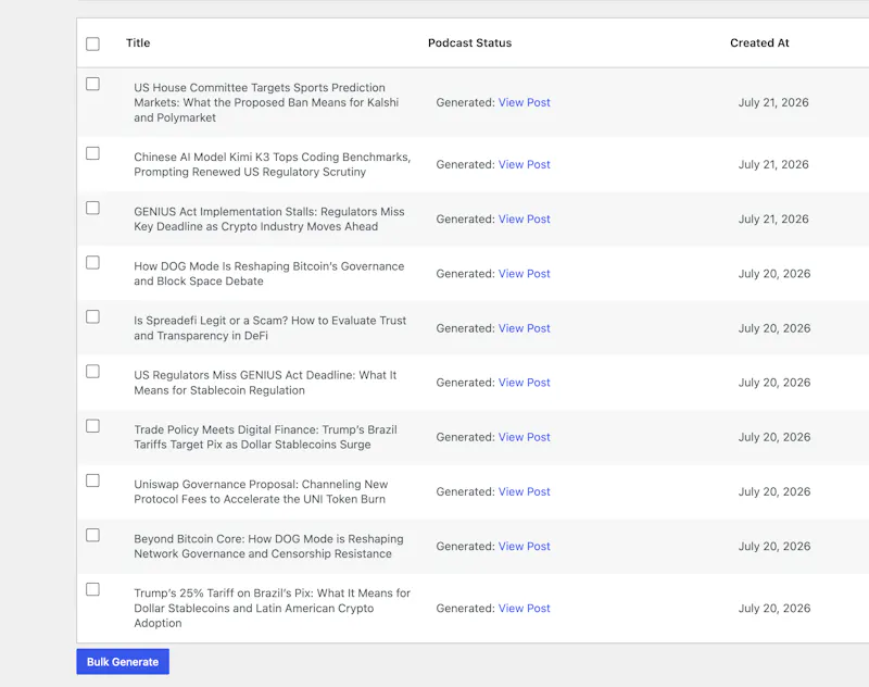 Post2Podcast With ElevenLabs Voices screenshot 4