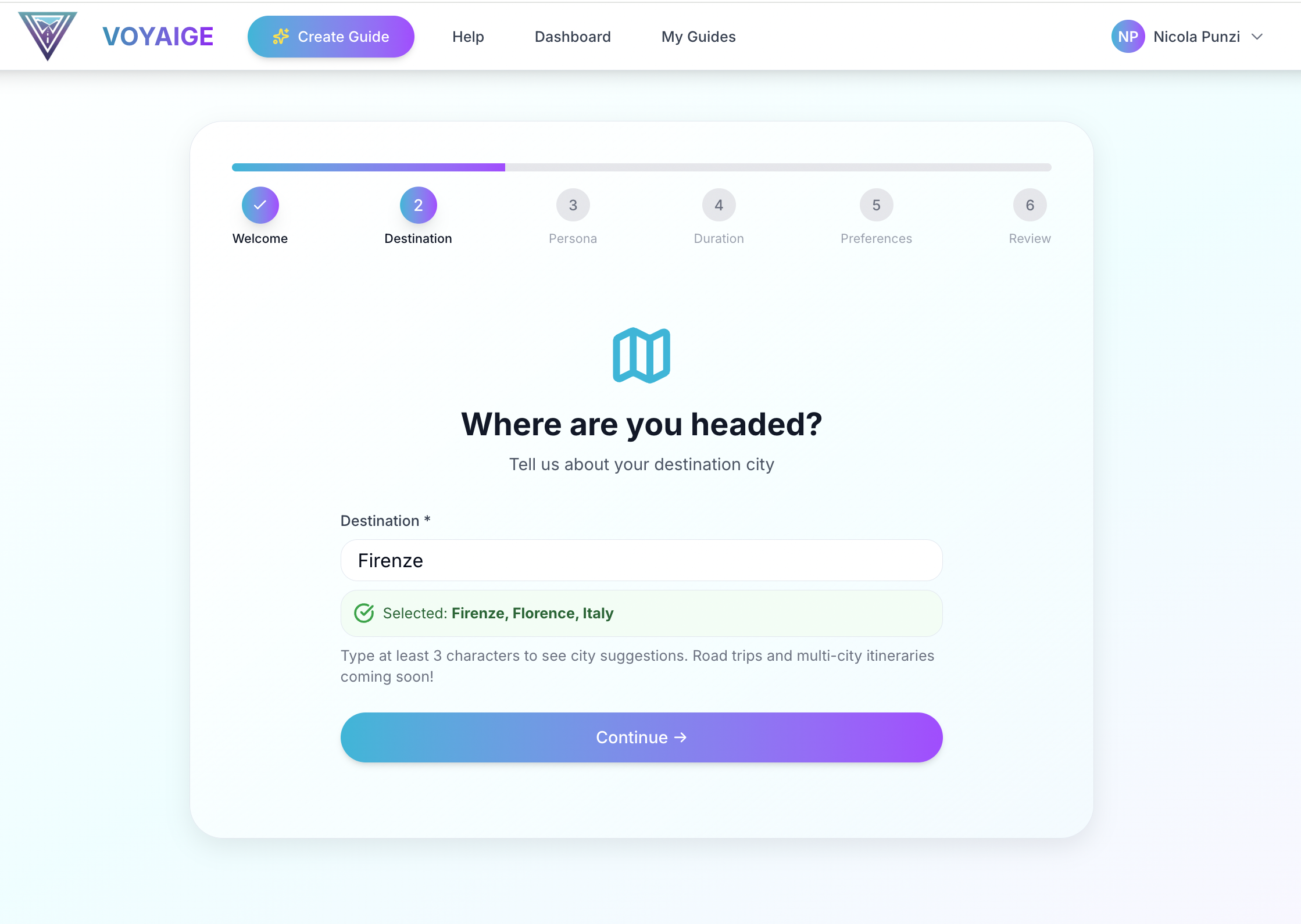 Voyaige - AI-powered city travel guides gallery image