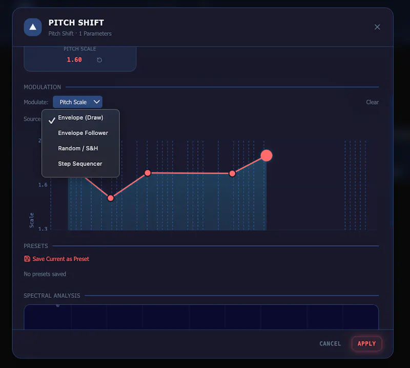 Voxonate — Parametric AI Voice Studio screenshot 4
