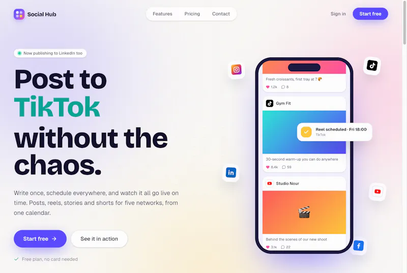 Social Hub screenshot 2