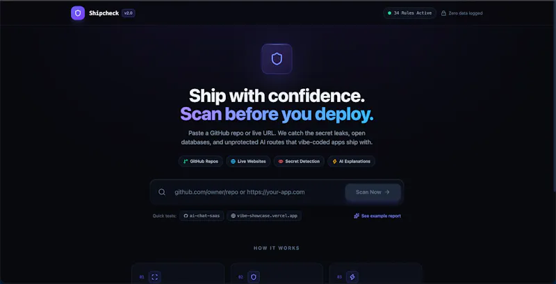 Shipcheck screenshot 2