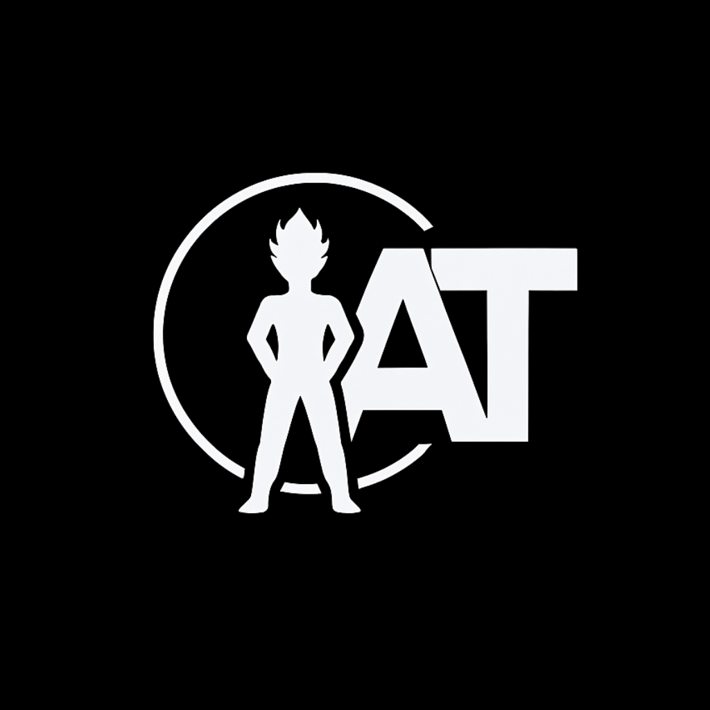 AniTrain - Product Hunt launch logo and brand identity