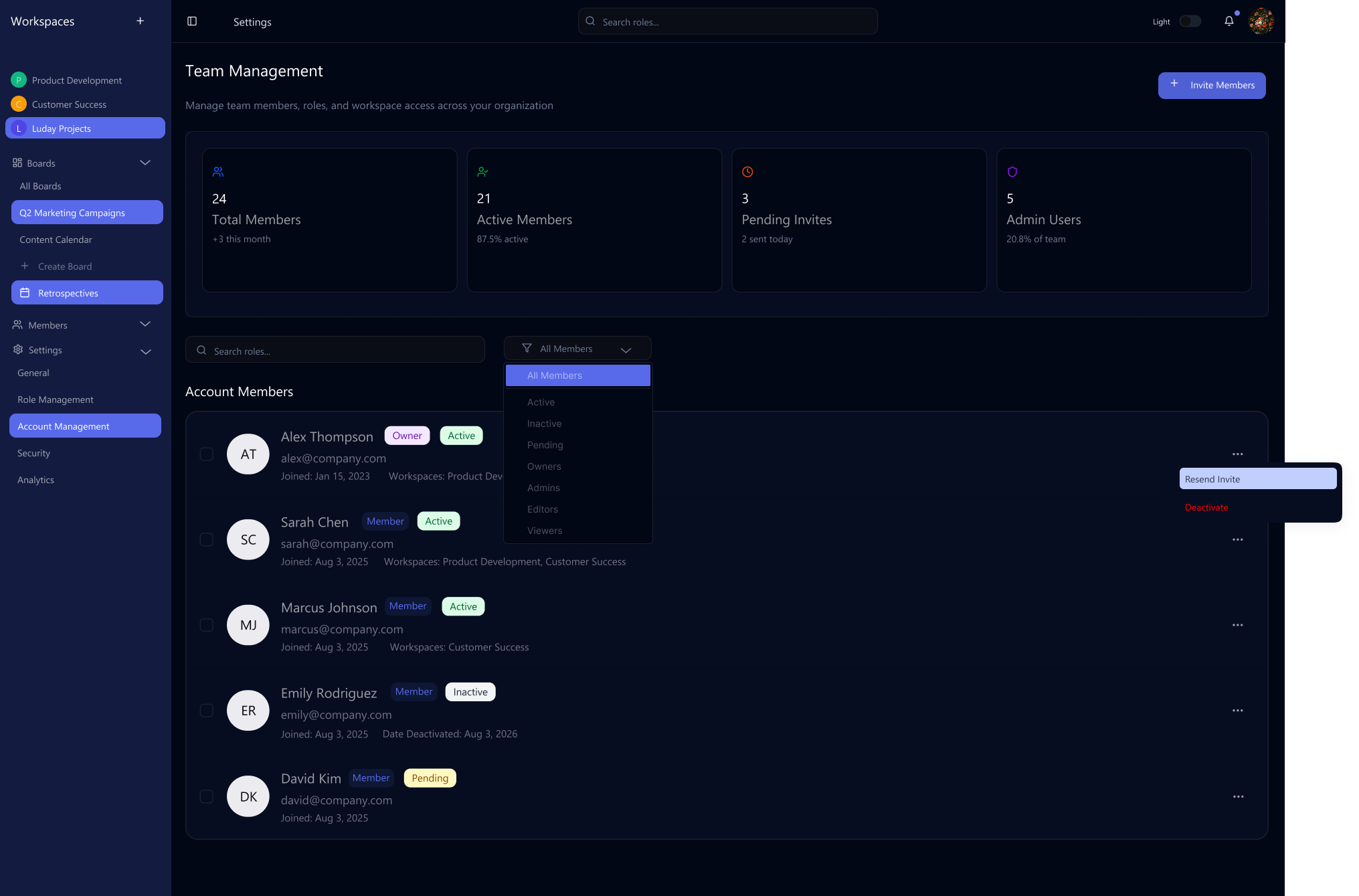 Ludacards - Screenshot 3 showing product features and functionality