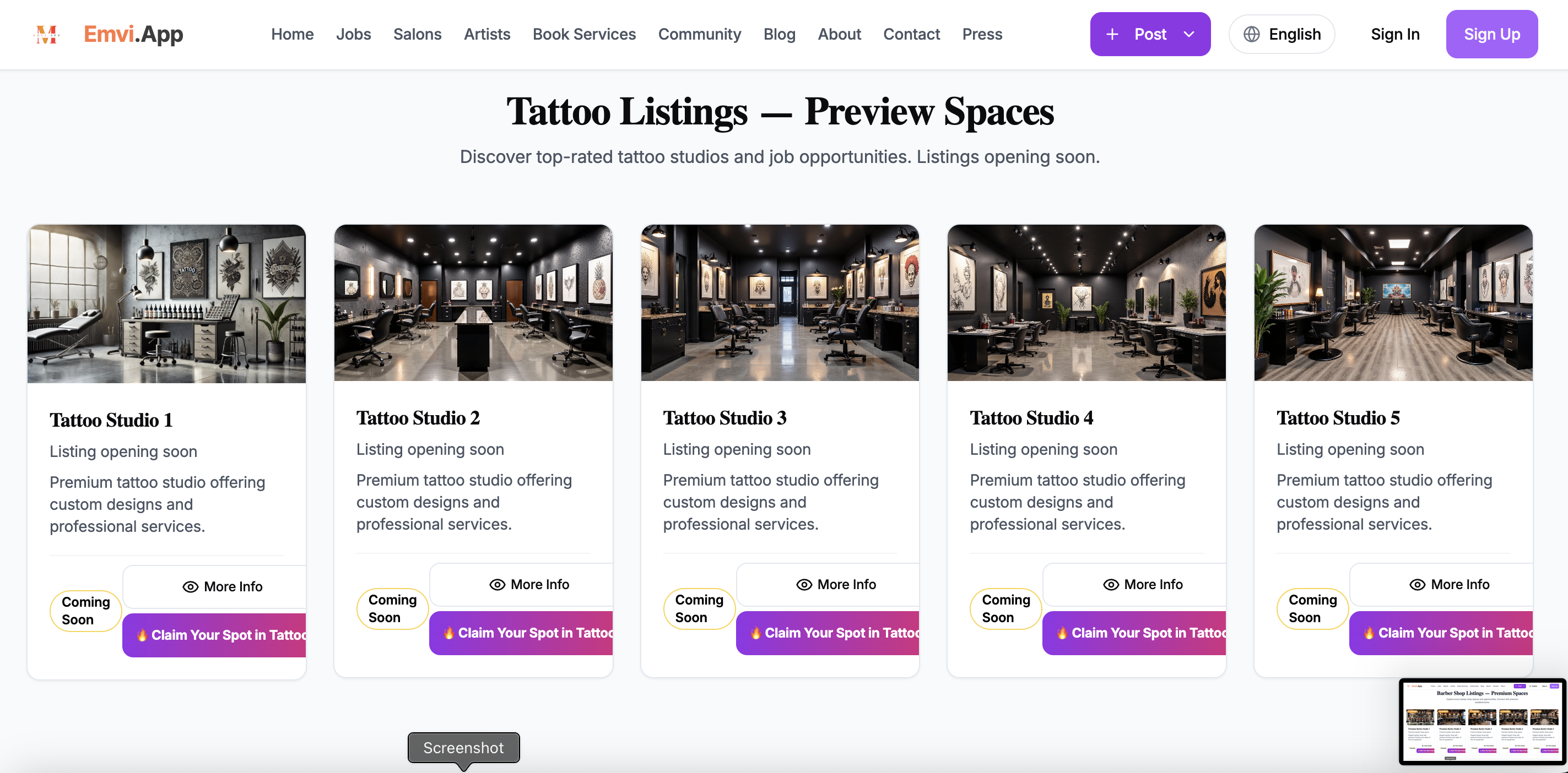 EmviApp gallery image