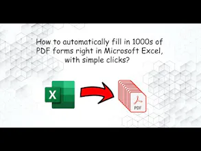 Power PDF Filler add-in for Excel gallery image