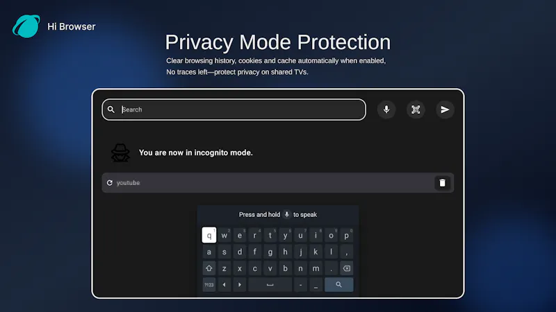 Hibrowser - TV Web Browser screenshot 7